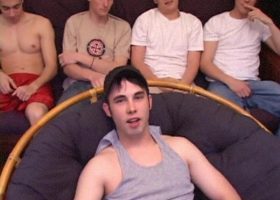 Five Amateurs Gay Sex Orgy
