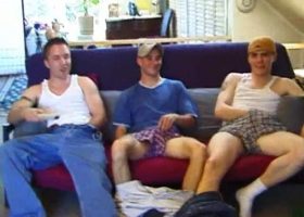 Straight Boys Curious Gay Threesome