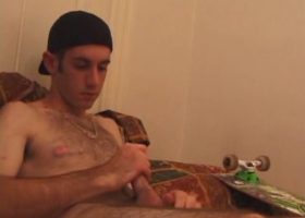 Tag Beating His Meat